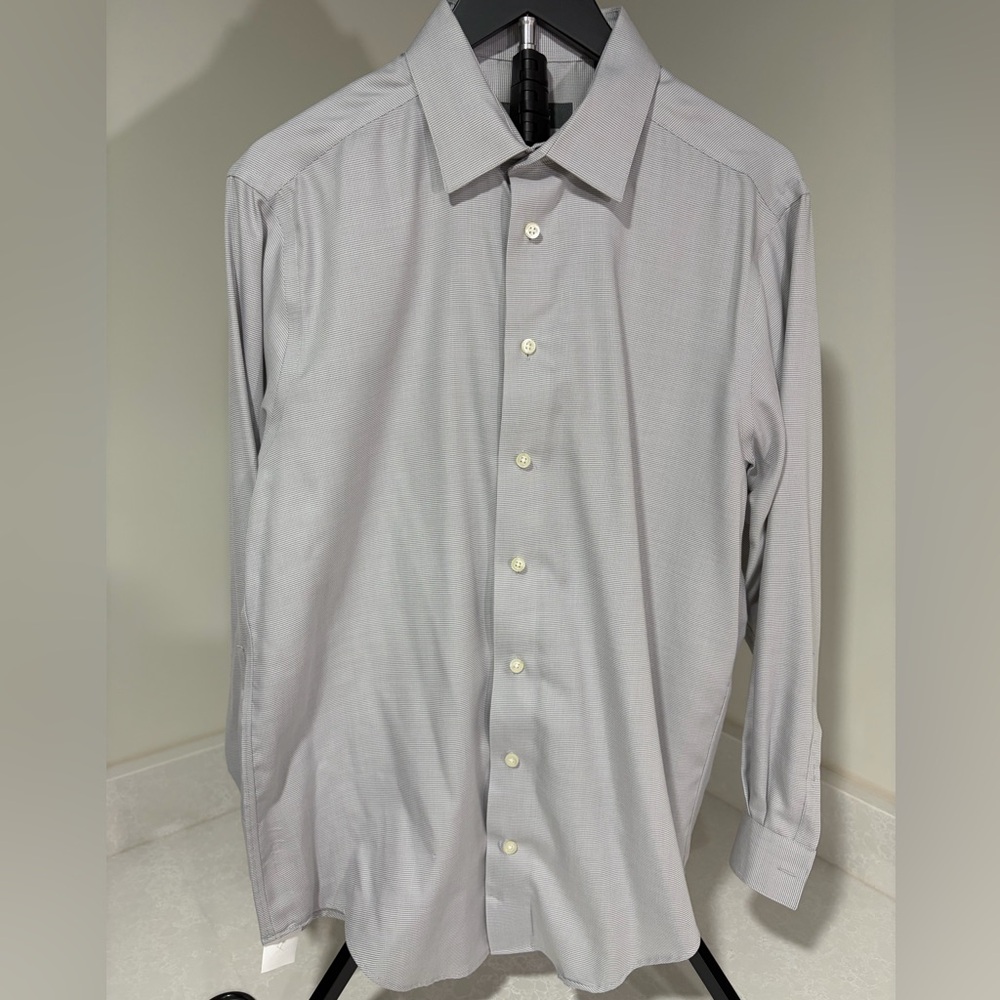 Kenneth Cole Reaction Light Gray Dress Shirt